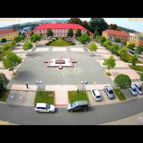 Hanácké Náměstí City Park, Kroměříž, Czechia Live Webcam