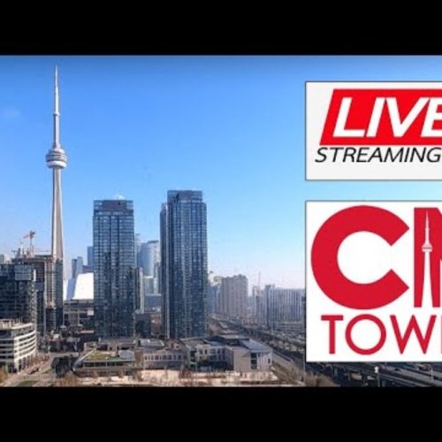 Toronto CN Tower Live Webcam: City Skyline View