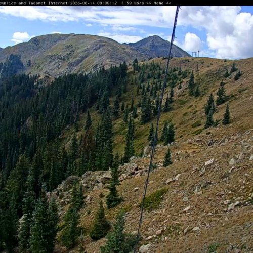 Taos Highline Ridge Live Webcam: New Mexico Mountain Views