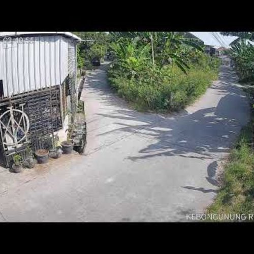 Kebongunung Neighborhood Street in Indonesia