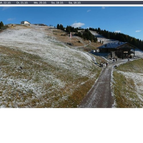Seiseralm - Puflatsch: Live Webcam at 2040m in the Dolomites