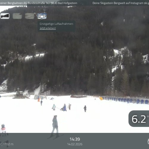 Live Webcam: Skizentrum Angertal, Bad Hofgastein, Austria