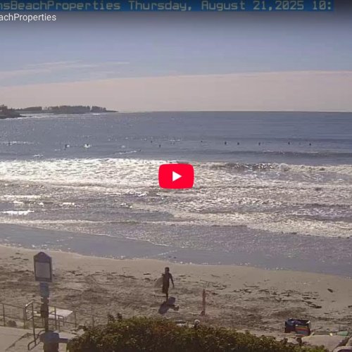 Higgins Beach Live Webcam: Scarborough, Maine Coast