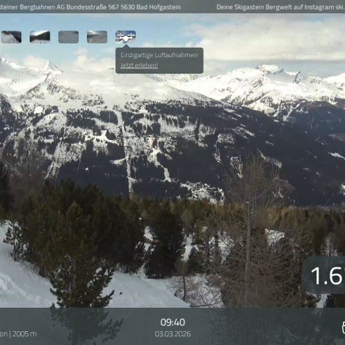 Bad Gastein Graukogel Bergstation Live Webcam