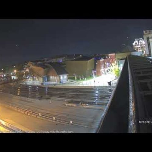 Roanoke Railway Live Webcam: Tracks & Train Yard View