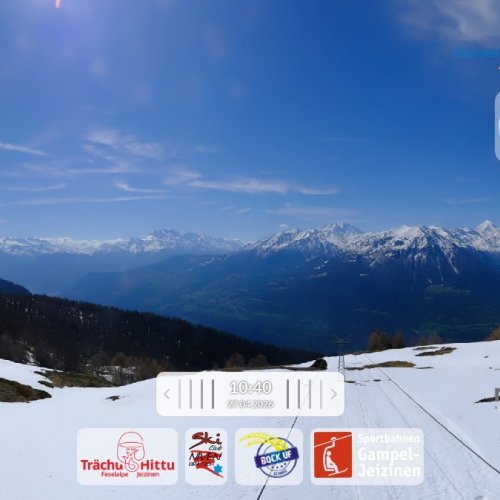 Live View from Gampel-Bratsch, Jeizinen, Switzerland 🏔️