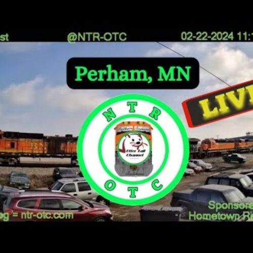 Perham, MN Railroad Live Webcam: Train Spotting & City Views