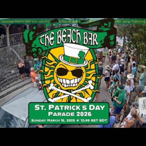 Cruz Bay Street Live Cam | The Beach Bar, St. John USVI