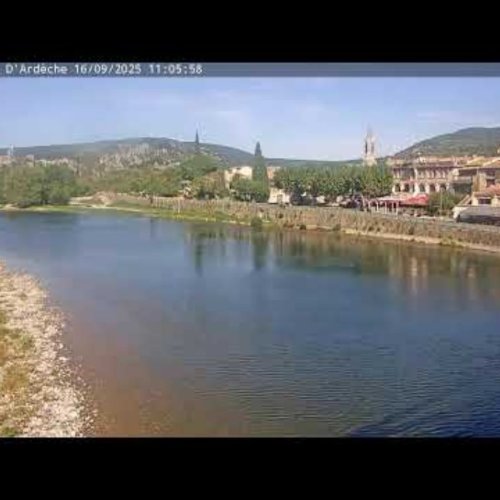 Live Webcam: Saint-Martin-d'Ardèche, France – Ardèche River View