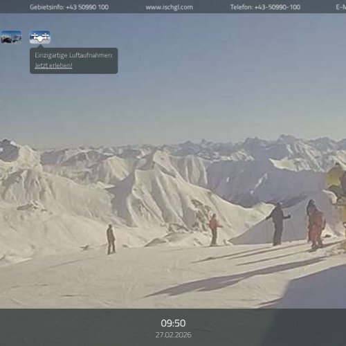 Ischgl Greitspitze Live Webcam: Austrian Alps Ski View