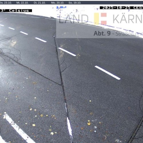 Live Seebergsattel Road Conditions Webcam, Bad Eisenkappel
