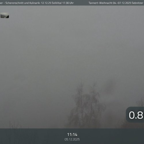 Sebnitz Wachberg Live Webcam: Views of Saxon Switzerland