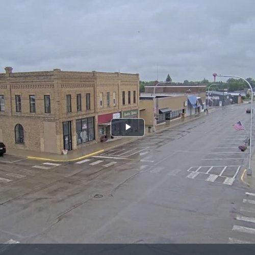 Rugby, North Dakota Live View - Downtown Scene