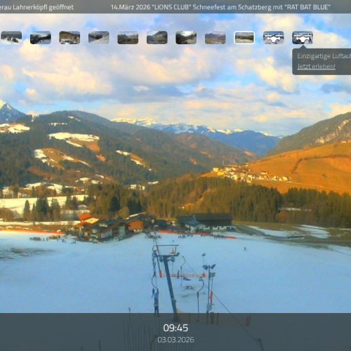 Wildschönau Roggenboden Live Webcam: Alpine Ski Slopes & Mountain Views