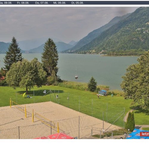 Ossiacher See Live Webcam: Alpine Lake Views & Beach Fun