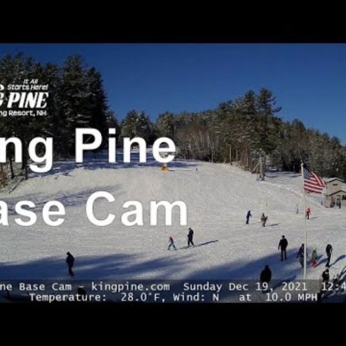 King Pine Ski Area Slopes Live View