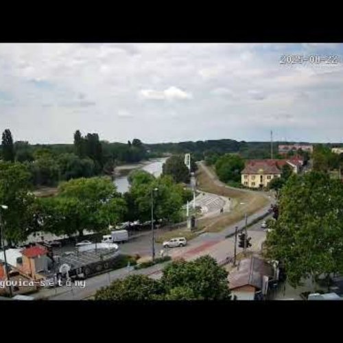 Sugovica Promenade Live Webcam: Baja, Hungary
