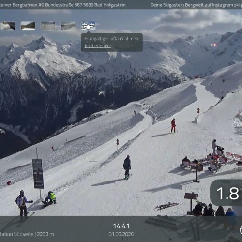 Stubnerkogel Ski Cam: Live Views of Bad Gastein Slopes 🇦🇹