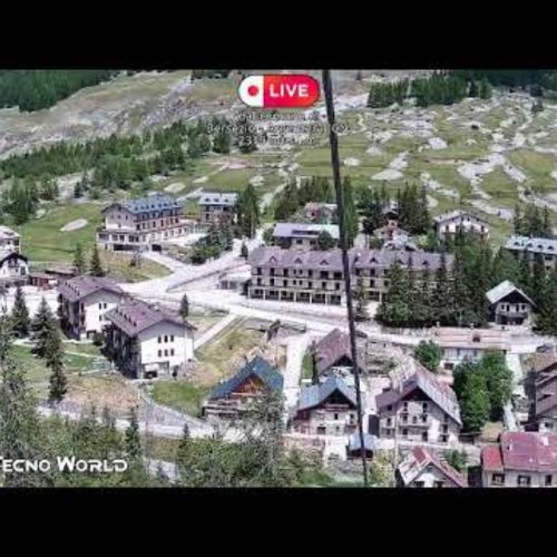Argentera Alpine Valley Panorama | Live View from Italian Alps