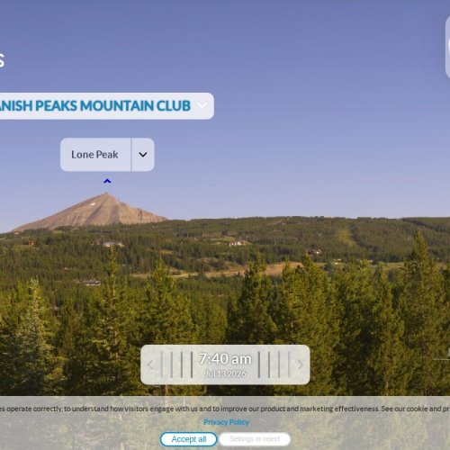 Lone Mountain View from Big Sky, Montana