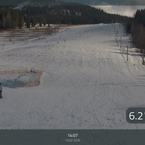 Ski Telgárt Live Webcam: Slopes, Snow & Low Tatras Views