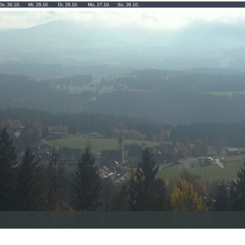 Sankt Jakob im Walde Live Webcam: Styrian Alps Village View