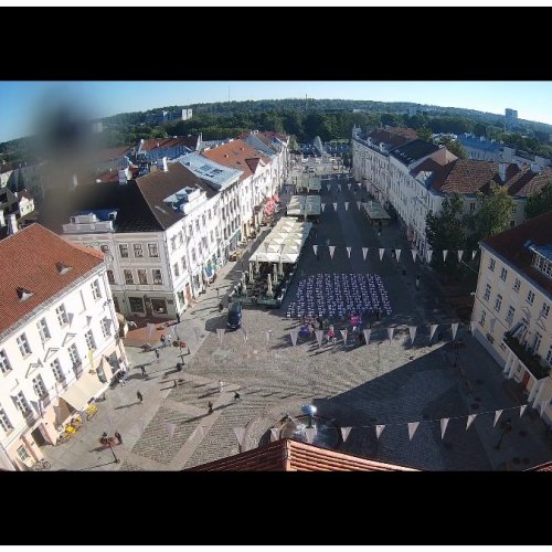Live Webcam: Tartu Raekoja Plats, Estonia's Historic Town Hall Square
