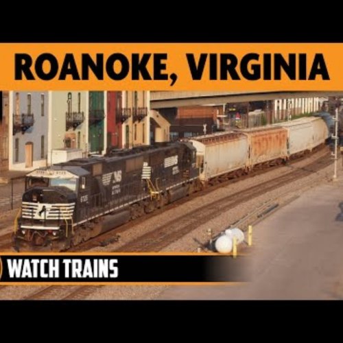 Roanoke, Virginia Live Train Cam: Watch Rail Traffic & City Views