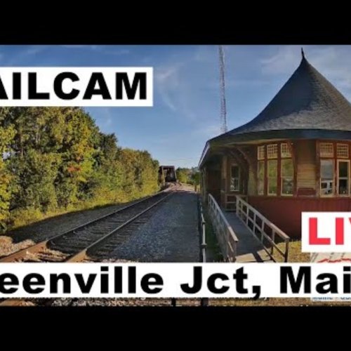 Greenville Junction Railcam: Live Views of Maine's Historic Train Station