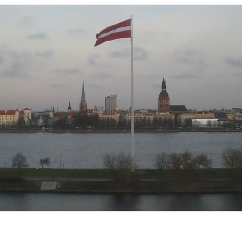 Riga 11 November Embankment HD Live Webcam