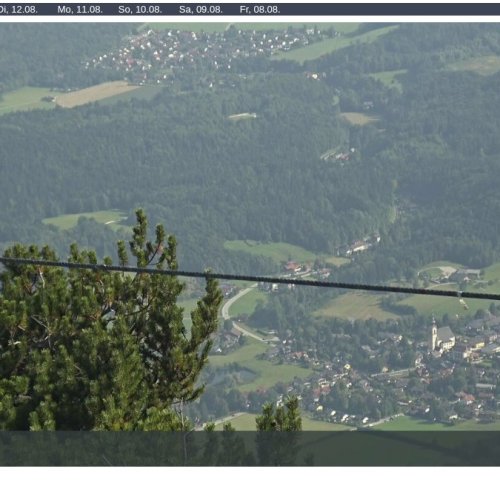Predigtstuhl Webcam: Panoramic Views of Bad Reichenhall and the Bavarian Alps