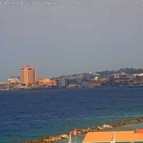 Mambo Beach Live Webcam: Coastal Views of Willemstad, Curacao