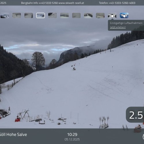 Söll Hexenwasser Hohe Salve SkiWelt Live Webcam, Austria 
A
