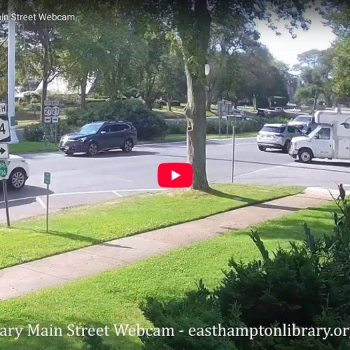 East Hampton Library Main Street Live Webcam