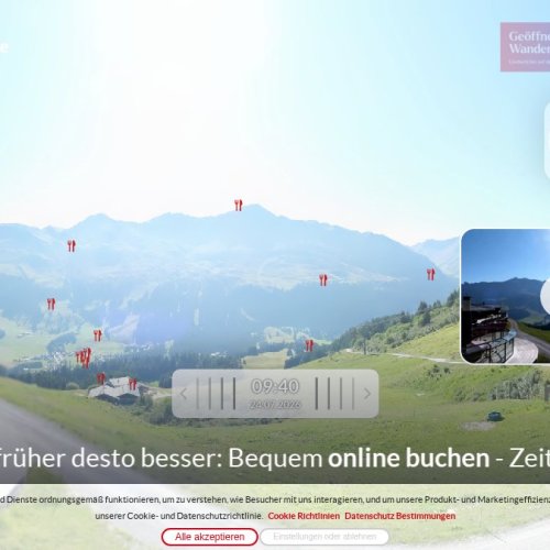 Lenzerheide Bergbahnen Alp Stätz Live Webcam: Swiss Alps Views