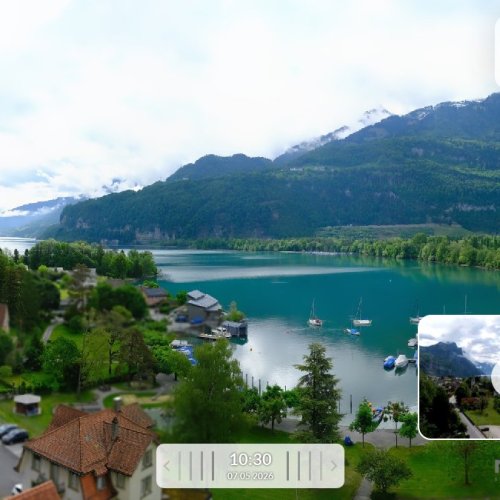 Live View of Weesen, Switzerland: A Scenic Lakefront Town 🏞️