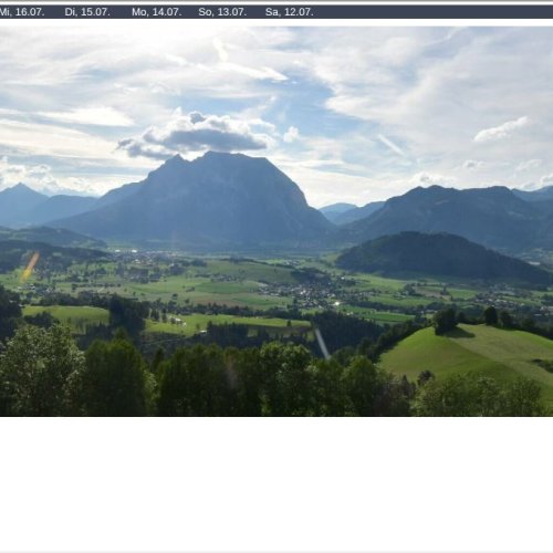 Live from Thonnerhof: Aigen im Ennstal Valley Panorama
