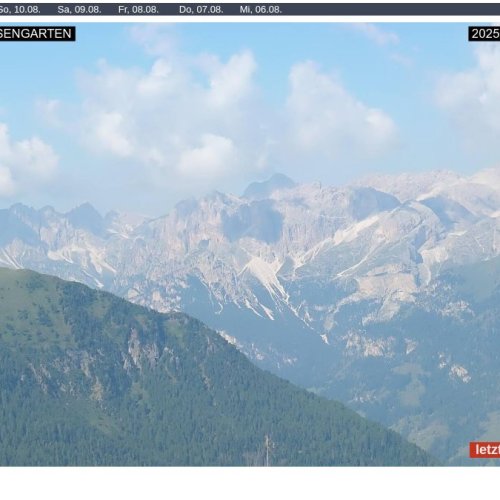 Col dei Rossi Val di Fassa Live Webcam: Dolomite Peaks View