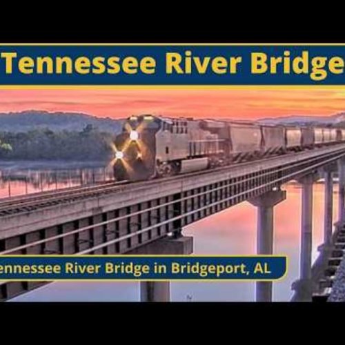 Tennessee River Railroad Bridge Live View