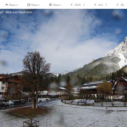 Live Ramsau am Dachstein Webcam: Ramsbergerhof & Alpine Views