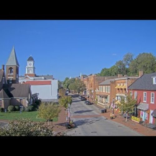 Jonesborough Historic District Live Webcam, Tennessee USA