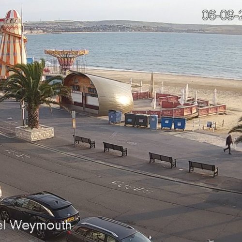 Weymouth Seafront Live Webcam: Beach, Funfair & Dorset Coast Views