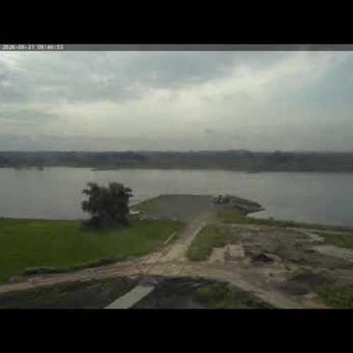 Waal River Panorama At Varik