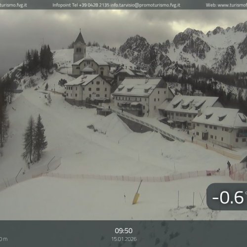 Live Webcam: Monte Lussari, Tarvisio, Italy