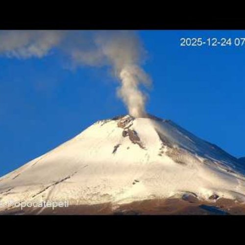 Popocatépetl Volcano Live Stream, San Nicolás de los Ranchos, Mexico