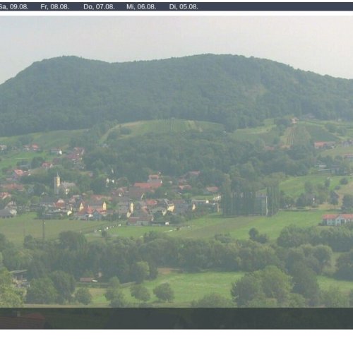 Tieschen, Styria Live Webcam: Village, Vineyards & Volcanic Hills