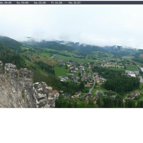 Griffen Castle Ruins Webcam: Live Views of Austrian Alps