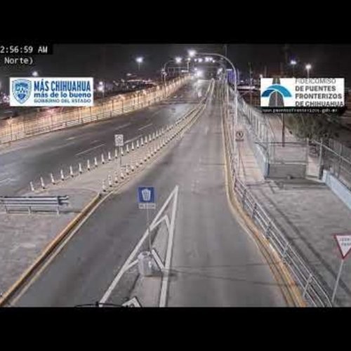 Lerdo Bridge North Live Camera: Ciudad Juárez Border Crossing