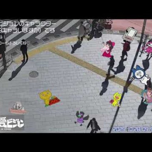 Shibuya Scramble Crossing Live Webcam, Tokyo