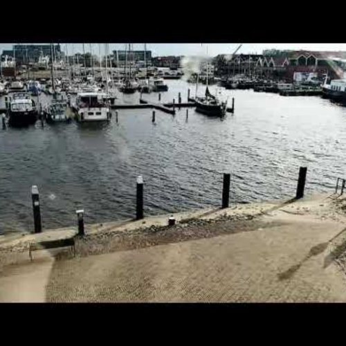 Urk Harbour Live Webcam: Staversekade Views, Netherlands